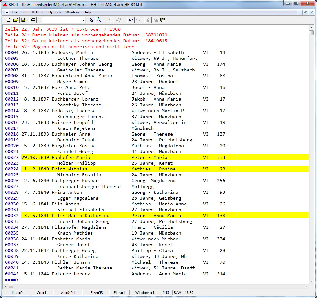 Münzbach Formatierung2
