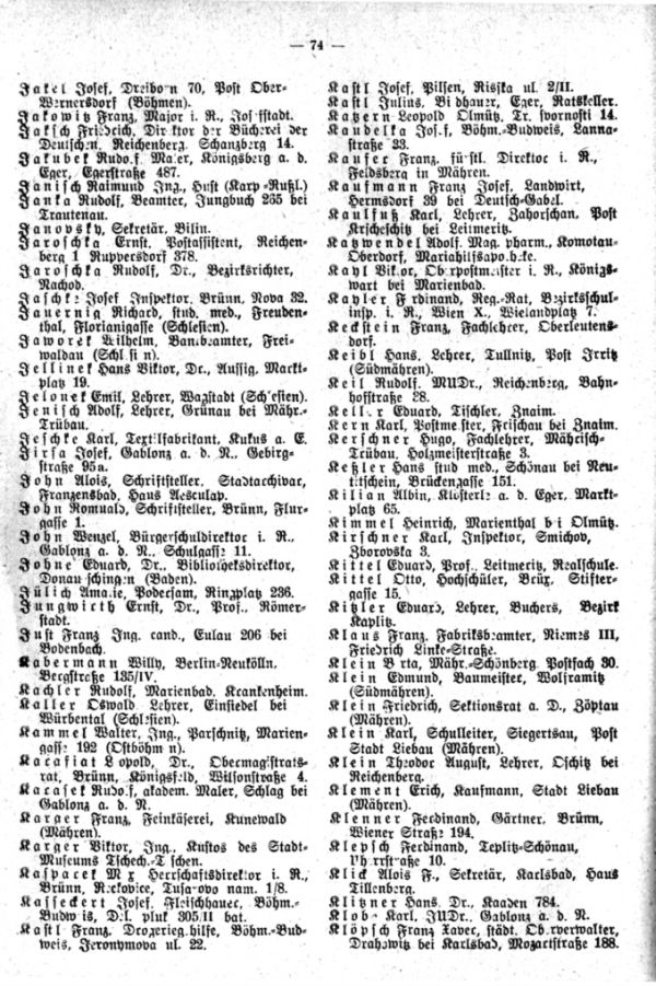 Verzeichnis sudetendeutscher Familienforscher - 3