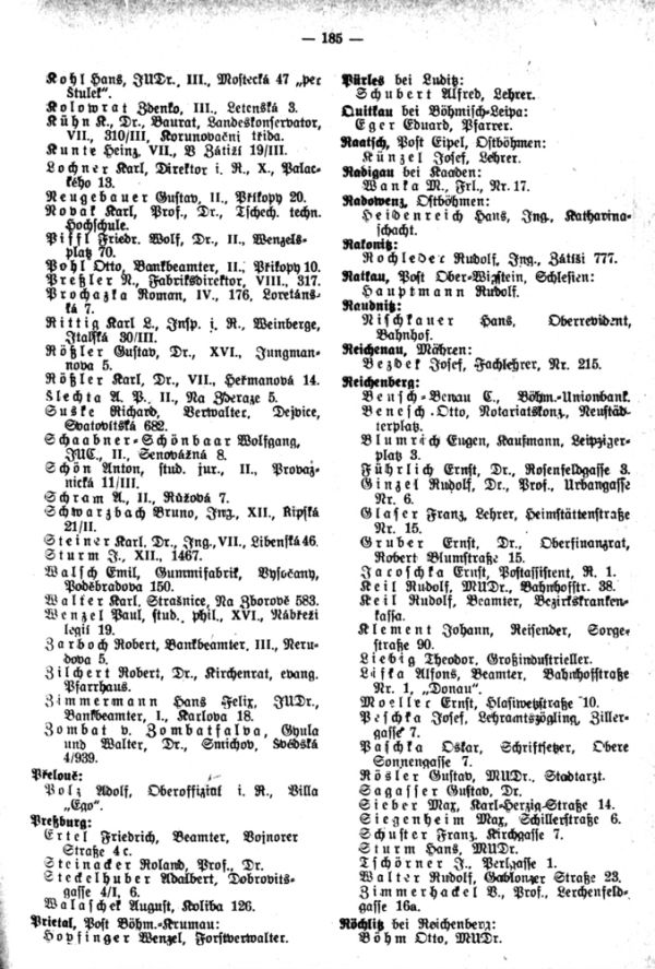 Verzeichnis sudetendeutscher Familienforscher - 5