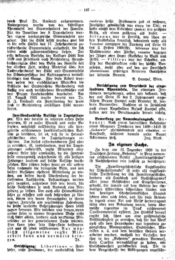 Bemerkung zur Namendeutungsecke