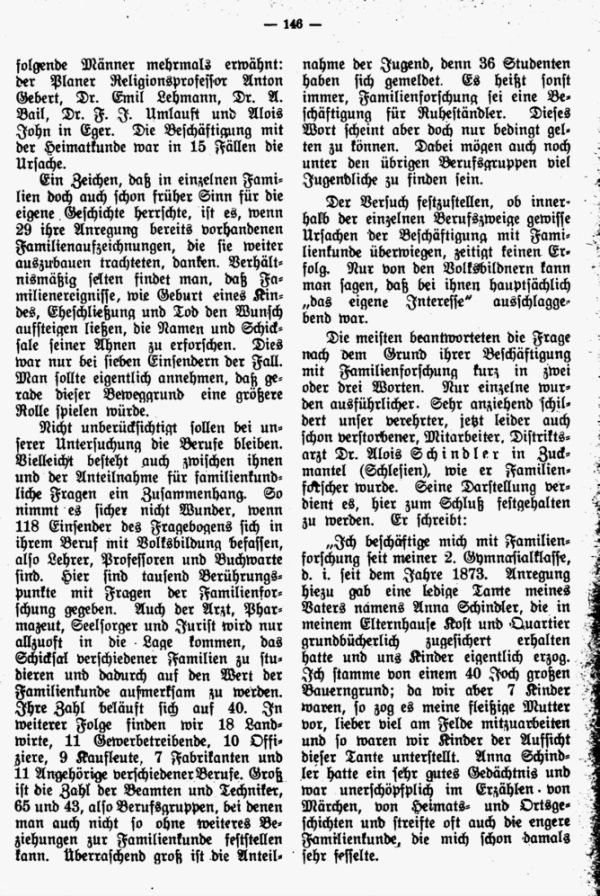 Warum treibt man Familienforschung? - 2