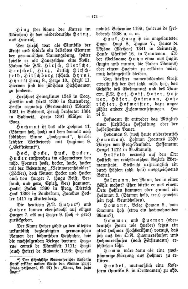 Namensdeutungsecke - 2