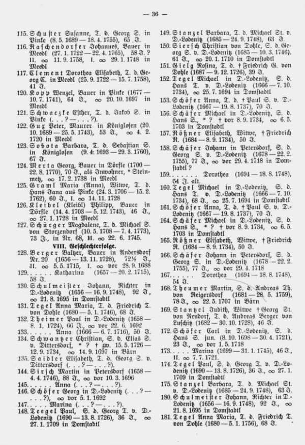 Ahnentafeln bekannter Sudetendeutscher:  13. Arnold Berger akademischer Maler - 4