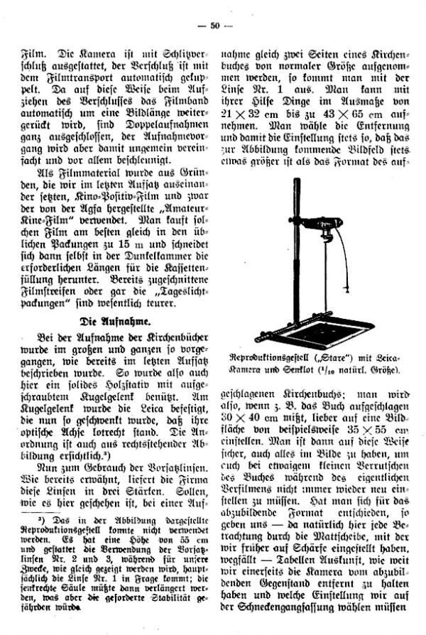 Fotographie im Dienste der Familienforschung. Die Verfilmung von Kirchenbüchern - 2