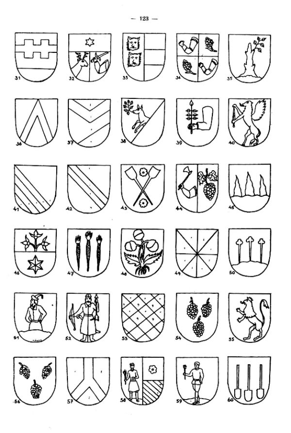 Wappenschilder Egerer Geschlechter - 2