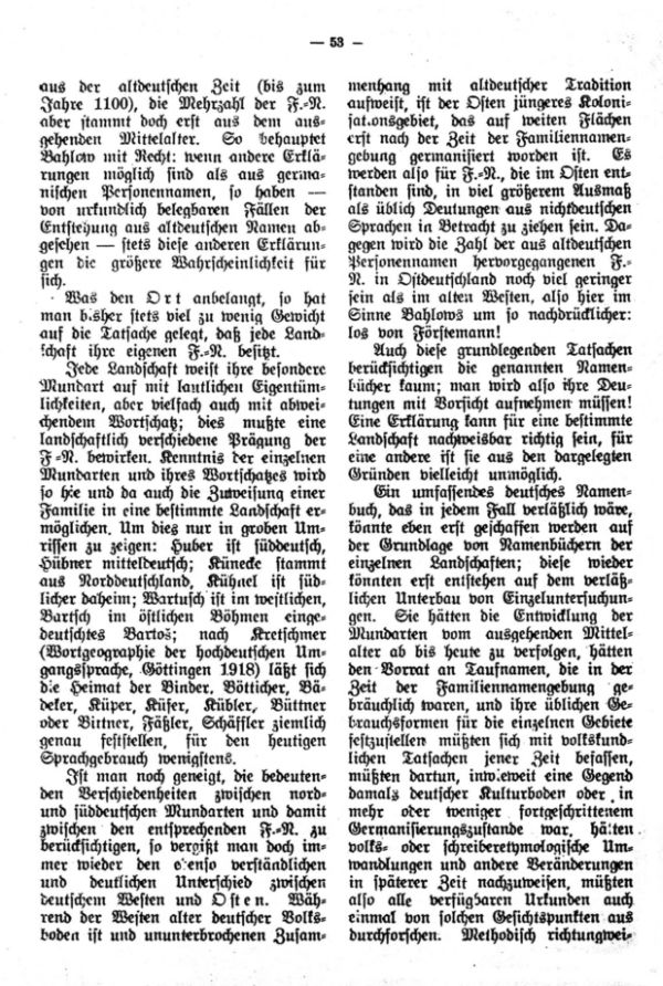 Bemerkungen zur Familiennamenforschung - 3