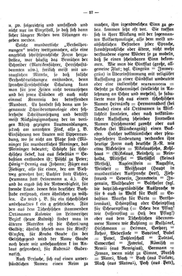 Bemerkungen zur Familiennamenforschung - 7