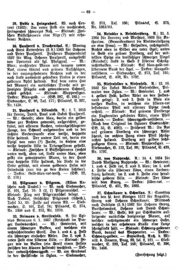 Wappen Iglauer adeliger Patrizier - 5