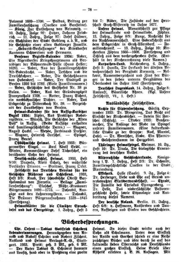 Chr. Oeserts: Tobias Gottfried Schröers Lebenserinnerungen