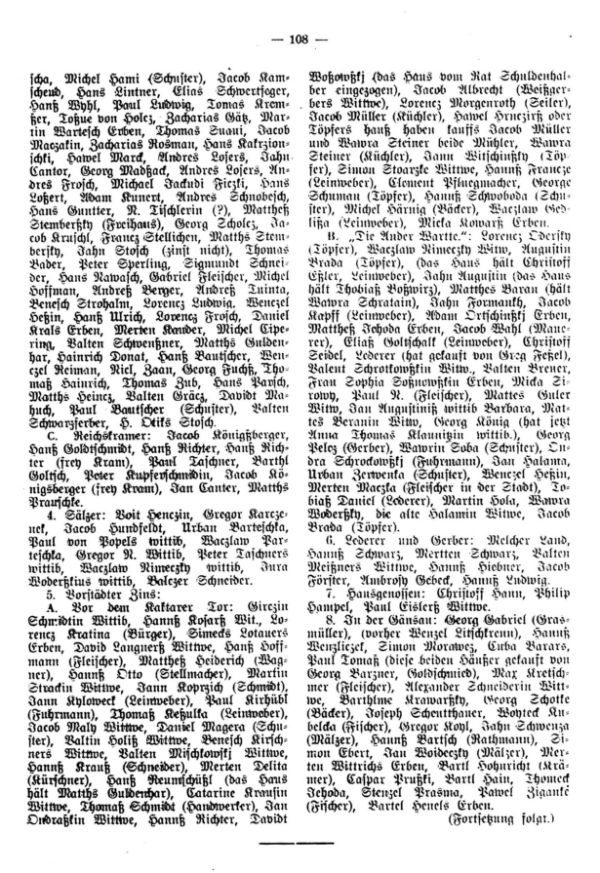 Troppauer Familien nach dem Urbar vom Jahre 1586 - 3