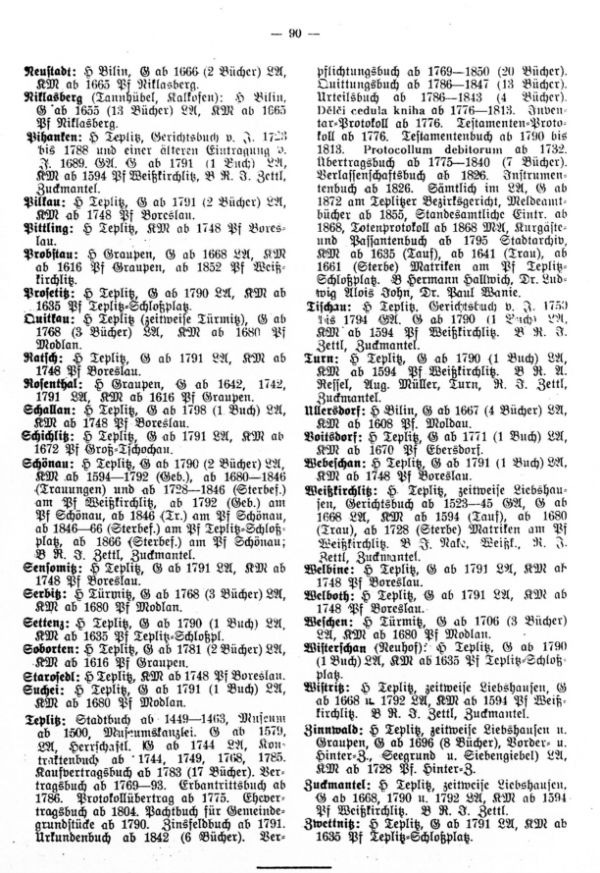 Geschichtsquellen des Teplitzer Bezirkes - 2