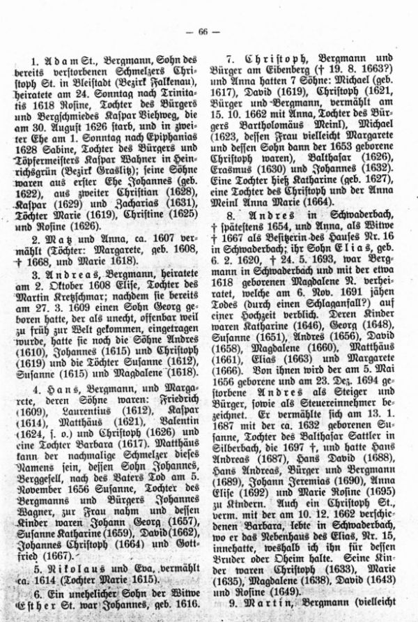 Alte Graslitzer Familien - 3