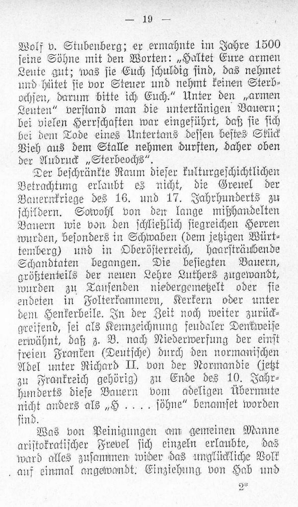 Übermut umd Mißbrauch der Gewalt von Seite der Mächtigen