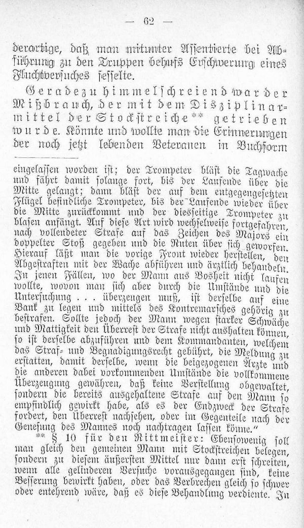 Behandlung der Soldaten