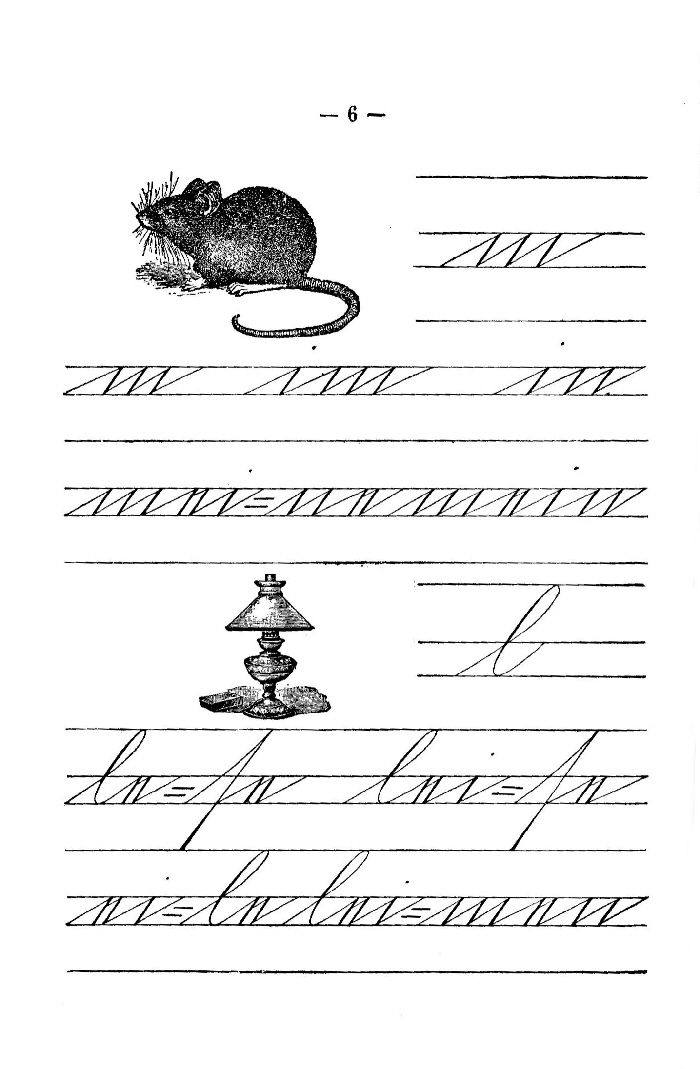 Deutsche Fibel -m / l (Schreibschrift)