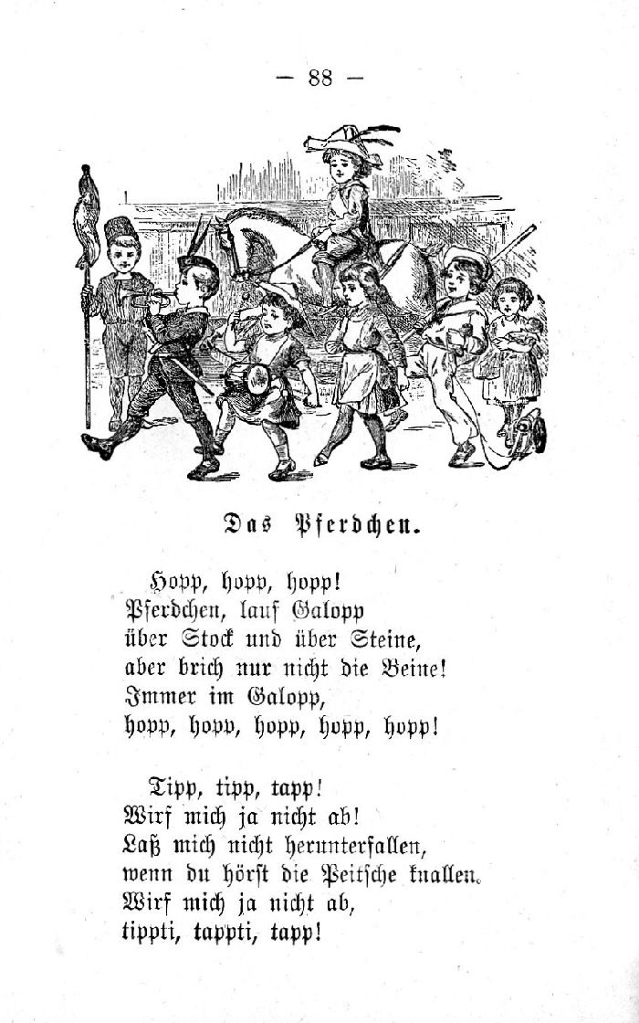 Deutsche Fibel -Das Pferdchen