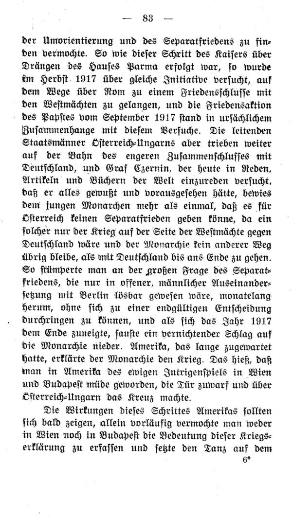 IV. Kapitel:  Die Aera des letzten Kaisers